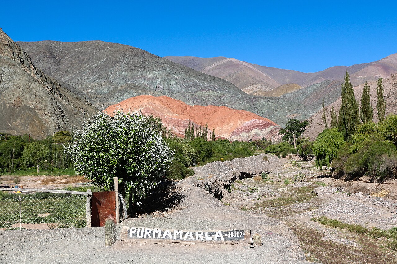 Cerro de los Siete Colores en Purmamarca, Jujuy